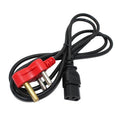 1-way IEC AC Cable (Dedicated Red Plug) (2m) - CABLESmart