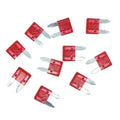 Car Blade Mini Fuse (10A) (Red) (10-piece pack) - CABLESmart