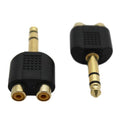 6.35mm Stereo Male to 2RCA Female Adaptor - CABLESmart
