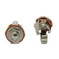 6.35mm Panel Mount Stereo Female Connector (Unswitched) - CABLESmart