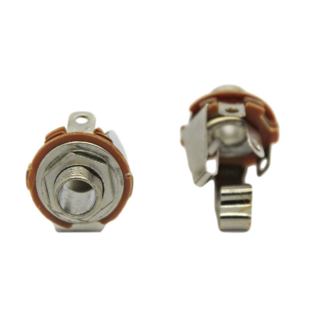 6.35mm Panel Mount Stereo Female Connector (Unswitched) - CABLESmart