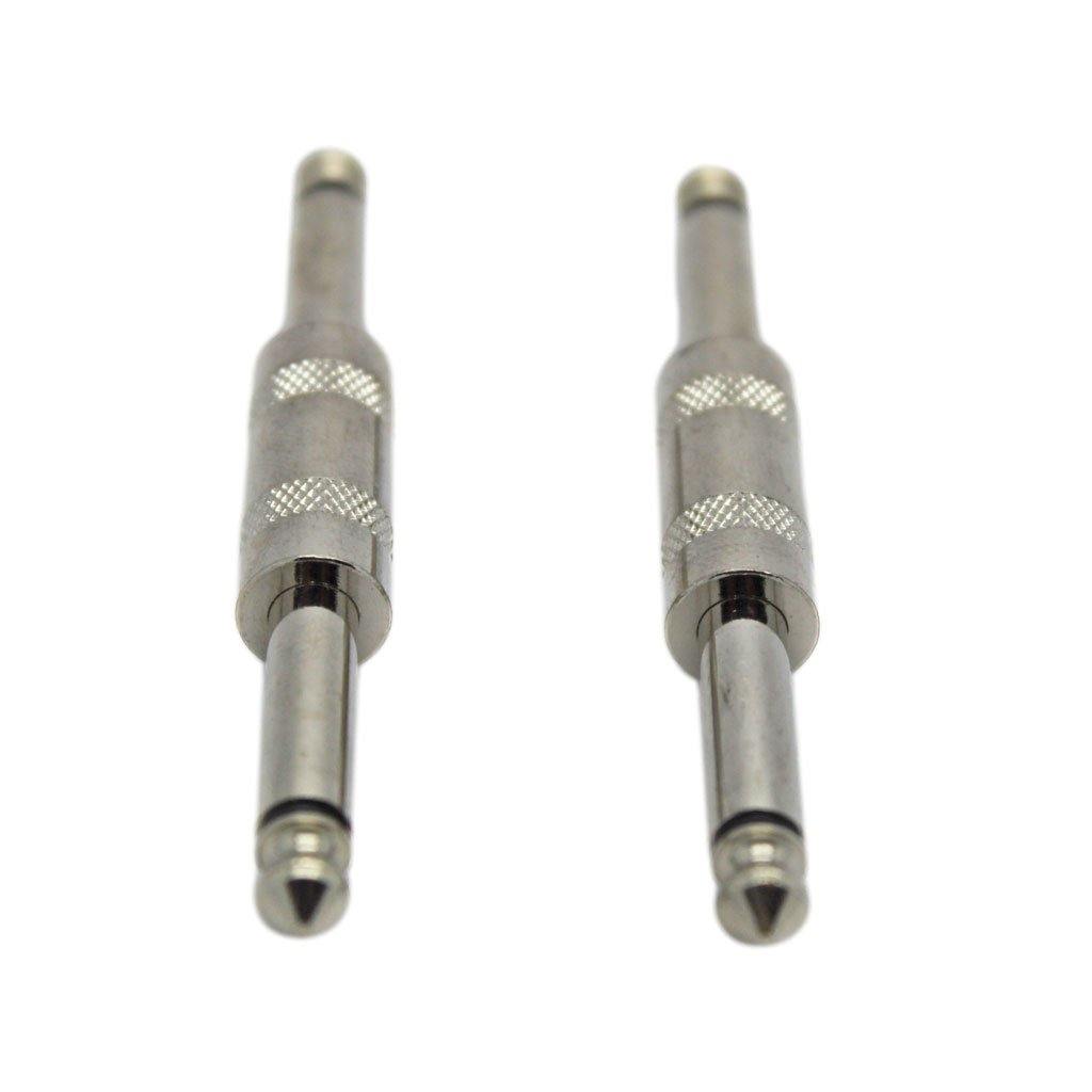 6.35mm Mono Male to 6.35mm Mono Male Adaptor - CABLESmart