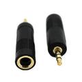 3.5mm Stereo Male to 6.35mm Stereo Female Adaptor - CABLESmart