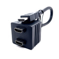 HDMI A Male to HDMI A Female (x 2) Adaptor