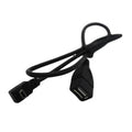 USB A Female to USB Mini Male Angle Cable (0.5m) (Car Audio) - CABLESmart