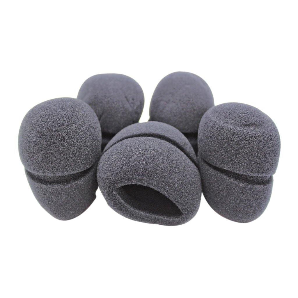 Microphone Groove Sponge (5-pack) (Black) - CABLESmart
