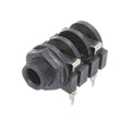 6.35mm Panel Mount Mono Female Connector (Closed Circuit) - CABLESmart