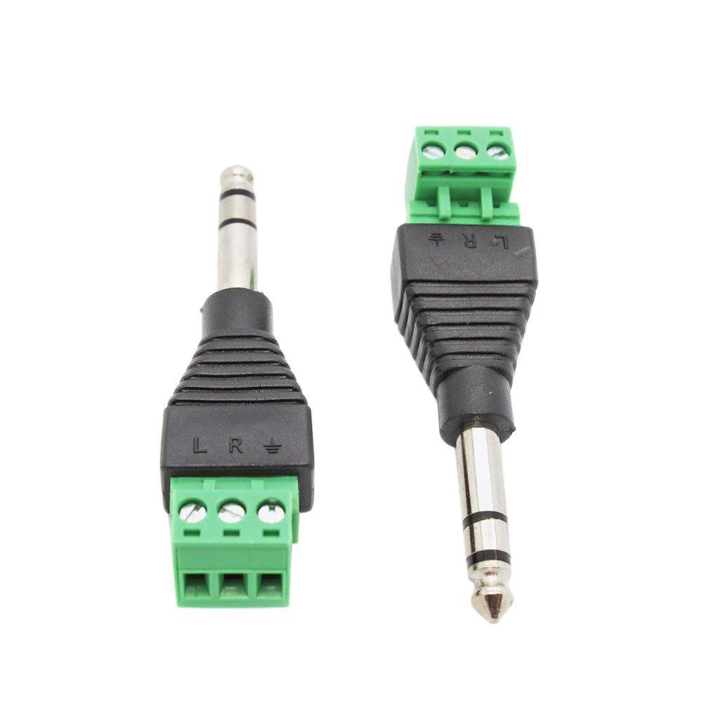 6.35mm Stereo Male to 3-pin Connector - CABLESmart
